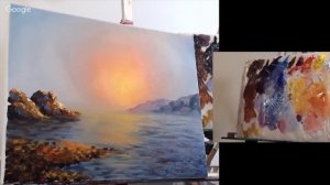 Как написать море маслом. Мастер-класс. Татьяна Зубова. Seascape oil painting. Tatiana Zubova