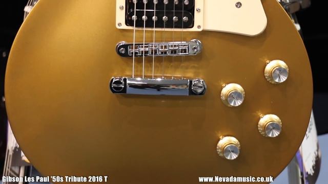 Gibson 2016 Les Paul 50's Tribute Guitar Finishes | PMTVUK смотреть онлайн