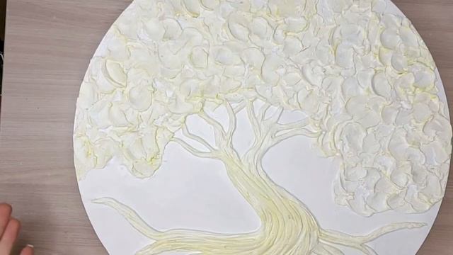 Интерьерная картина "Дерево жизни" для новичков своим руками. Мастер-класс
