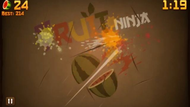 Fruit Ninja level up смотреть онлайн
