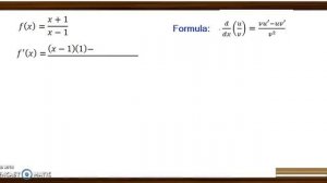 DERIVADAS: Ejercicio 2 (Derivada de una fracción)