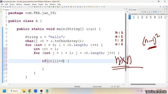 How to get distinct characters count in a String #java#strings #logical #programming #program
