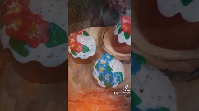 Свечи "Пасхальные куличи"😍 с декором,  невероятно красивые свечи