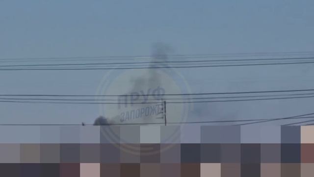 Прилёт в Запорожье