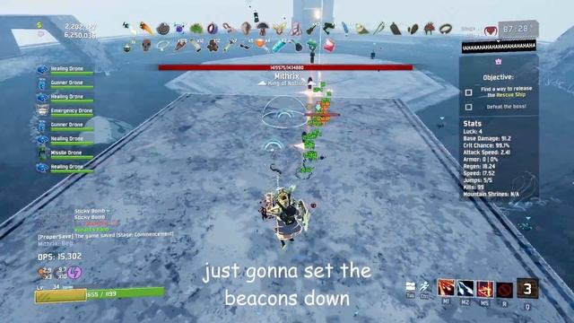 Local Lunatic Celebrates New Years with 100 stacks of Fireworks II Risk of Rain 2 смотреть онлайн