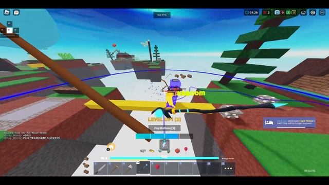 Roblox Bedwars Exploiting In Lucky Block Gamemode? | Vape V4