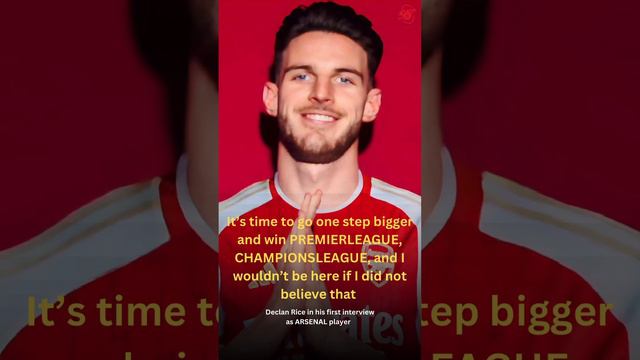 Declan Rice on wining the Champions League with Arsenal  #championsleague #arsenal #premierleague