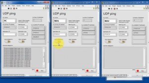 LabVIEW code: UDP sender and receiver and "UDP ping" application (expected results)