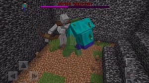 Mutant  Zombie vs Mutant Skeleton Minecraft