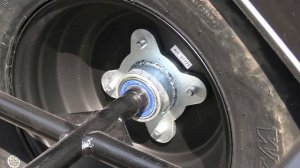 Задний грузовой прицеп для мотоциклов Скаут.