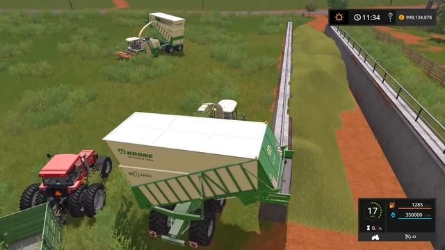 Farming Simulator 17: EASY SILO FILLING !!! +2.000.000 L Silage Making!!! смотреть онлайн