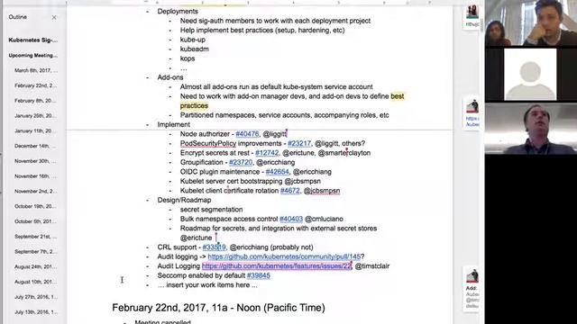 Kubernetes SIG Auth 20170308 смотреть онлайн