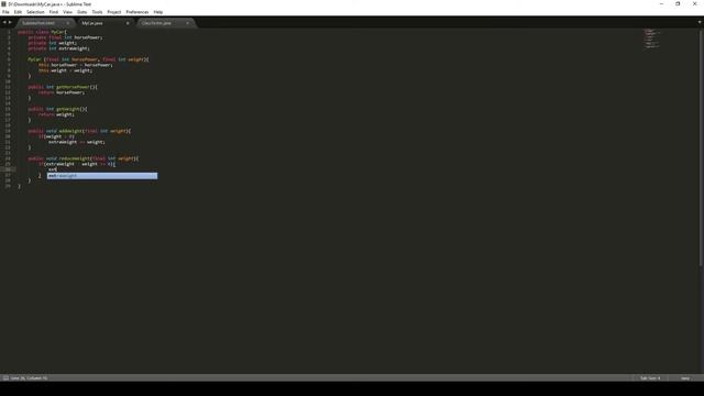 Java #8 Tutorial - Basic Class Structure | Ctor Methods Parameters Return Values