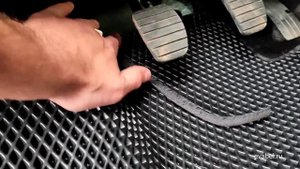 Педаль сцепления и eva коврики Renault Logan 2е поколение evabel.ru 8800-222-48-45