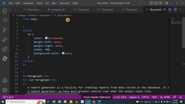 CSS Horizontal Align property | text align properties | web development ...
