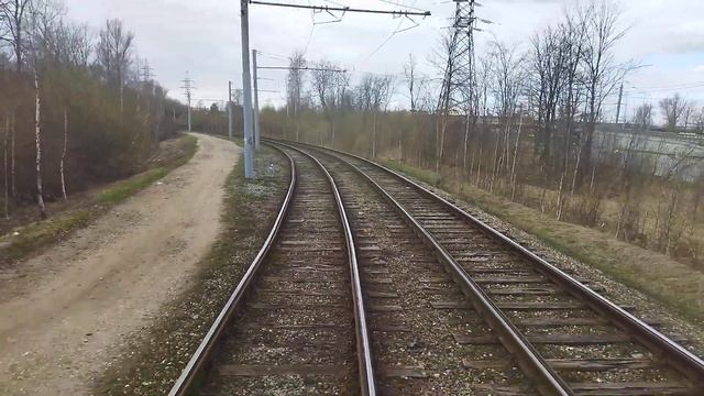 Вид из трамвая, 5-й маршрут. Ярославль смотреть онлайн