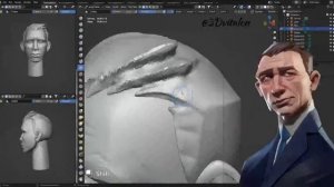 Как же сделать персонажа по картинке в Blender