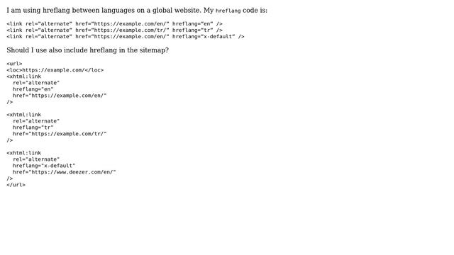 Should I put hreflang in the sitemap if my site already has link tags containing hreflang? смотреть онлайн