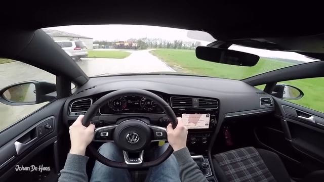 2018 VW POLO GTI VS VW GOLF GTI POV test drive смотреть онлайн