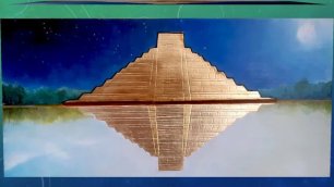 Картина пирамиды Чичен-Ицы.