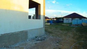 ДОМ 8Х8 С МАНСАРДНЫМ ЭТАЖОМ. НАЧАЛО РАБОТ ПО НАРУЖНОЙ ОТДЕЛКЕ ДОМА.  22.06.21