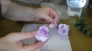 Композиция из зефирного и иранского фоамирана Composition of marshmallow and Iranian foamiran