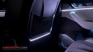 Атмосферная подсветка салона акриловыми нитями для Geely Monjaro