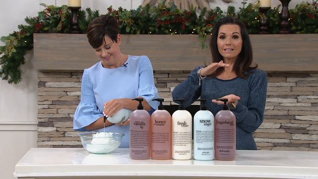 philosophy mega-size 64 oz 3-in-1 shampoo bath  shower gel on QVC