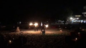 Fire dance pantai cenang