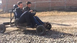 Багги картинг своими руками, мотор от муравья 200к