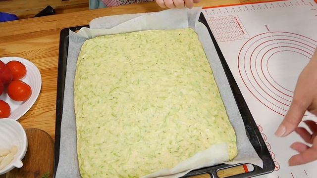 Кабачковый рулет с начинкой