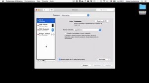 wifi collegare e dissociare la rete internet ios e mac