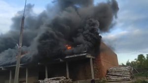 Крупный пожар произошёл в Вичуге