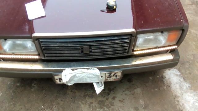 Колхозинг \ установка дневных ходовых огней на ВАЗ 2107 смотреть онлайн