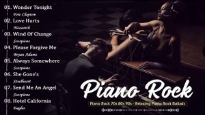 Top 20 Classic Rock Songs On Piano - Relaxing Beautiful Piano Rock Of All Time - Piano Cover