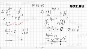 № 40.45 - Алгебра 10-11 класс Мордкович
