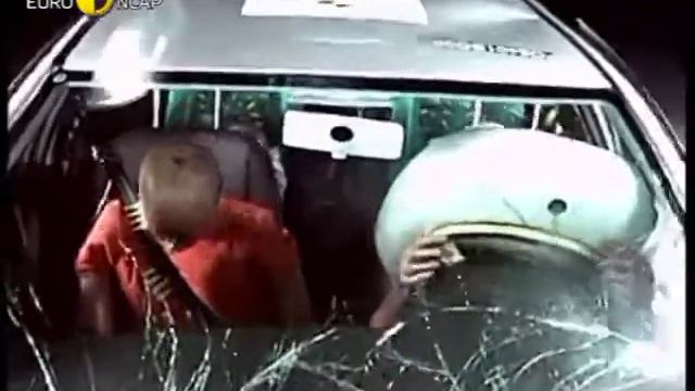 Euro NCAP Skoda Octavia 2001 crash test смотреть онлайн