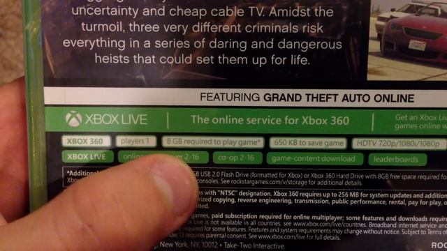 Unboxing GTA 5 for Xbox 360