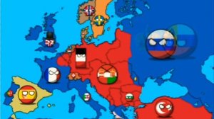 Первая мировая война на карте (1914-1918) | Countryballs