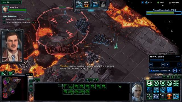 Starcraft 2 Co-op - Vermilion Problem [Speed run - 22:16] - Nova & Kerrigan (Brutal) смотреть онлайн