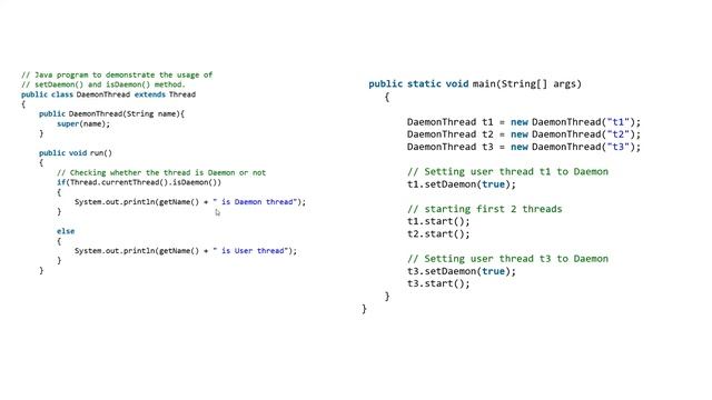 Java Programming | Java daemon threads by Dr. Prabhu смотреть онлайн