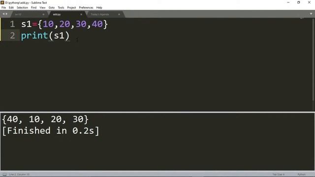 #19 set datatype in python | Collection datatype in python #pythoninterview  #list #set