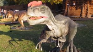 Парк динозавров открылся в детском парке "Сказка" 15.10.2021