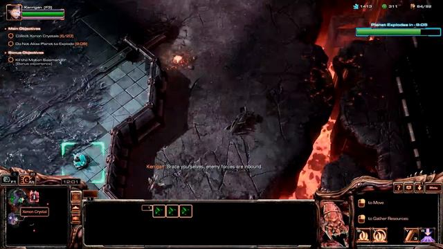 Starcraft 2 Co-Op Missios - Collecting Those Crystals смотреть онлайн