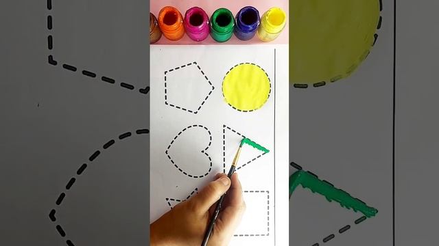 Learn to draw 2d Shapes, Colors for kids | Toddler Learning videos, shapes song, educational video