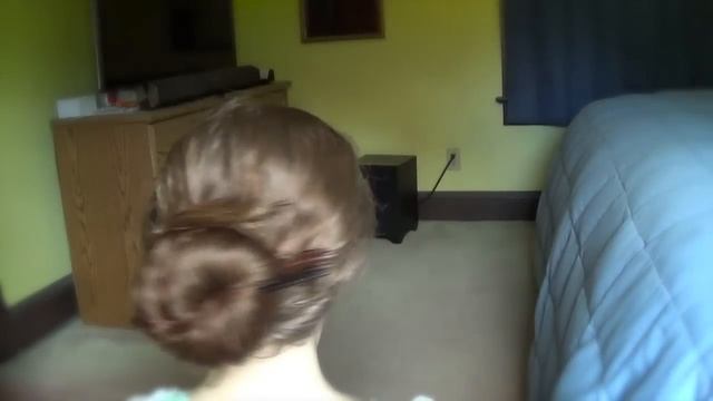 ASMR Long Red Hair Play-Brushing, Bun Drops