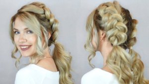 Простая и красивая прическа в школу и на каждый день! Easy Everyday Hairstyle for School