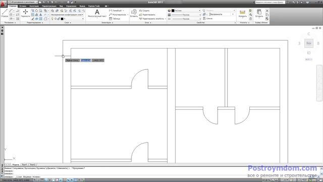 Как начертить план дома смотреть онлайн