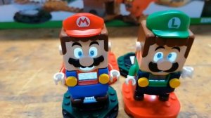 Luigi and Mario Can you save Mario or Luigi with the new Frozen action brick from Fire?