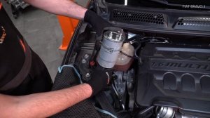 How to change fuel filter FIAT BRAVO 2 (198) [TUTORIAL AUTODOC]